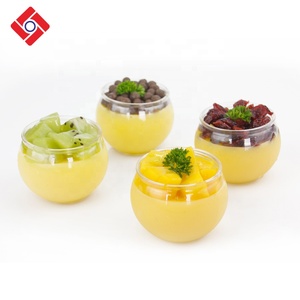 Vòng Bi Shape Nhựa Chén Món Tráng Miệng Bánh Pudding, Bán Buôn Dùng Một Lần Rõ Ràng Nhựa Mini Đông Lạnh Chén Món Tráng Miệng - Product Image 4