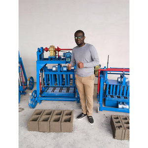 Macchina per la produzione di blocchi Semi automatica have Hallow cemento mattoni Make macchinari - Product Image 1