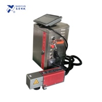 Machine de codage laser à fibre NF3808-GD système de marquage de fibres codeur de date pour machine d'emballage rotative de poche et étiqueteuse d'autocollants