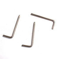Clé Torx en acier inoxydable solide de haute dureté, type L, clé hexalobulaire à 6 dents