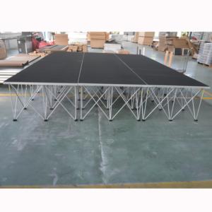 Escenario portátil ligero tipo plataforma para bodas y eventos, escenario telescópico - Product Image 5