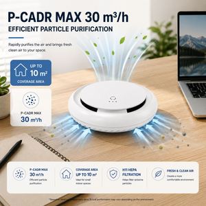 Purificateur d'air de bureau H11 HEPA, purificateur d'air compact P-CADR 30m3/h pour la maison, le bureau, la chambre à coucher, petite pièce de 10m2 - Product Image 3