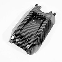 Couverture de batterie en fibre de carbone Surron Light Bee X S, couvercle de compartiment à transfert d'eau, pièces pour vélos électriques Segway X260 X160