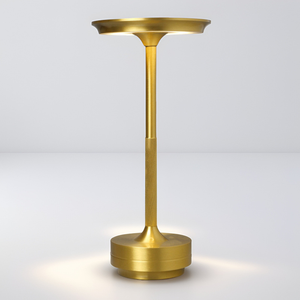 Lámpara de escritorio UFO de cabeza redonda grande con viga en I, LED de aluminio, luz nocturna táctil recargable para restaurantes y bares - Product Image 3