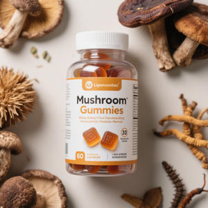 निजी लेबल मशरूम गुम्मीज कार्बनिक न्यूट्रोपिक मस्तिष्क पूरक मशरूम निकालने मशरूम गुम्मीज - Product Image 1