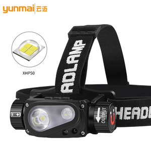 Yunmai Headlamp XHP50 <b>LED</b> Rechargeable Magnetic <b>Work</b> <b>Light</b> Adjustable Band Outdoor Use - Product Image 3