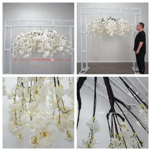<b>Artificial</b> Plant Outdoor Cherry Blossom <b>Tree</b> with Flower Wedding Table Centerpiece Decor Home <b>Garden</b> Decor - Product Image 2
