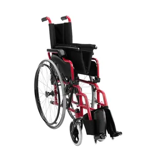 Wheelchair Wheelchair Best Selling Products Powder Coating Steel Frame Steel Manual Wheelchair Cheap Wheelchair