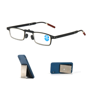 Ultra Thin Folding Blue Light <strong>Reading</strong> <strong>Glasses</strong> With Durable Mobile Phone Metal Holder Portable Pocket Foldable <strong>Reading</strong> <strong>Glasses</strong> - Product Image 1