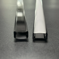 Bming nouveauté en plastique led éclairage tube polycarbonate tube couverture bi-couleur co-extrusion linéaire tube diffuseur