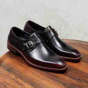 Zapatos de Hombre de Piel Genuina de Alta Gama, con Punta en Pico y Estilo Slip-On, para Oficina y Ocio, Tendencias de Moda Otoñales - Product Image 3