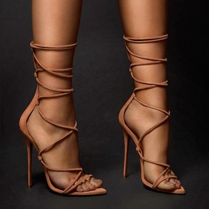 Eleganti <span class=keywords><strong>Scarpe</strong></span> <span class=keywords><strong>con</strong></span> <span class=keywords><strong>Tacco</strong></span> <span class=keywords><strong>Alto</strong></span> da Donna Sandali a Punta <span class=keywords><strong>con</strong></span> Cinturino - Product Image 2