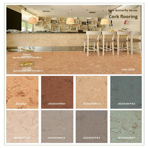 Accessoires de revêtement de sol, revêtement de sol en liège de chêne insonorisant et antidérapant - Écologique, sans formaldéhyde, pour les lieux haut de gamme, revêtement de sol - Product Image 3