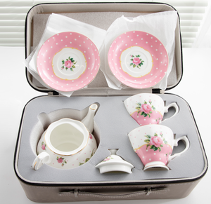 Service à thé de luxe en porcelaine fine britannique, écologique, durable, sans BPA, avec logo personnalisé - Product Image 5