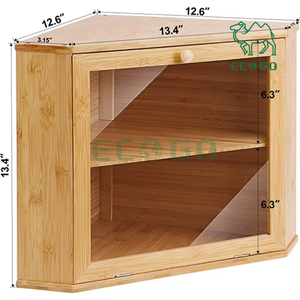 Adjustable Extra Large 3 Layers <b>Bamboo</b> Breadbox for Kitchen Bread Storage <b>Container</b> - Product Image 4