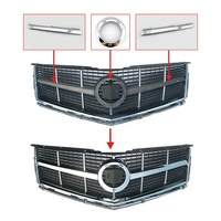 Accessoires décoratifs extérieurs pour voiture Couvercle de grille supérieure SRX ABS Auto Chrome Grill pour Cadillac SRX 2010-2012