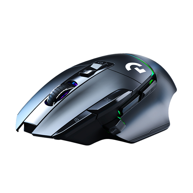 G502X Wireless Gaming Mouse 69g Ultra-Light 12800DPI 1000Hz Polling 12 RGB Modes 20M Clicks Braided Cable Ergonomic PC/Laptop