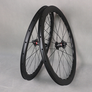 Roues en carbone 11 vitesses 12S, jeu de roues à disque en fibre de carbone, type vague, jante clincher 50x25mm, axe traversant, pour vélo de route WH-50c - Product Image 4