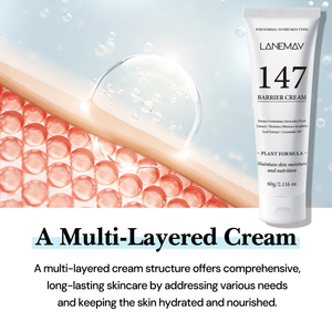 Crema Barriera Coreana Vegana OEM ODM <span class=keywords><strong>147</strong></span> per Cura Quotidiana della Barriera Cutanea, Idratazione Profonda con Acido Ialuronico e Ceramide per Pelle Danneggiata - Product Image 2