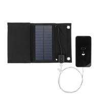 Mini panneau solaire pliable, générateur d'énergie solaire pour les voyages en plein air, le camping, les camping-cars, les situations hors réseau, dispositif de charge d'urgence