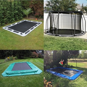 Trampolino da esterno interrato Zoshine con rete protettiva, materiali in PVC espanso, varie misure (6-18 piedi), per bambini dai 3 anni in su - Product Image 6