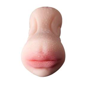 Tazza per masturbazione figa tascabile per adulti vaginale con bocca in gomma a doppia estremità per masturbatori maschili - Product Image 5