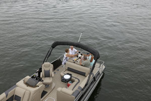 Barco de pasajeros de fibra de vidrio Yate de lujo Barco de turismo Barco pontón 2024 - Product Image 4