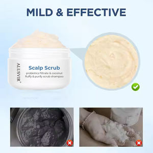 Kit de gommage capillaire anti-pelliculaire et anti-chute à marque privée avec huile de romarin pour le contrôle du sébum et l'exfoliation – Soin capillaire bio - Product Image 3