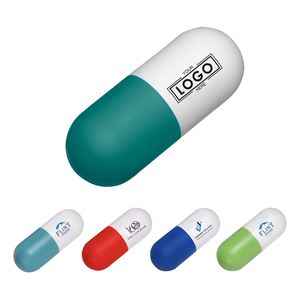 Pelota Antiestrés Personalizada en Forma de Cápsula, Pelota de Espuma de Apoyo Emocional y Motivacional, Juguete Antiestrés con Forma de Píldora, Regalos Promocionales - Product Image 1