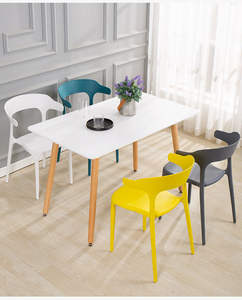 Minimalist फर्नीचर sedie esterni कोच एट टेबल एन plastique moins चर आधुनिक भोजन कक्ष कुर्सियों - Product Image 6