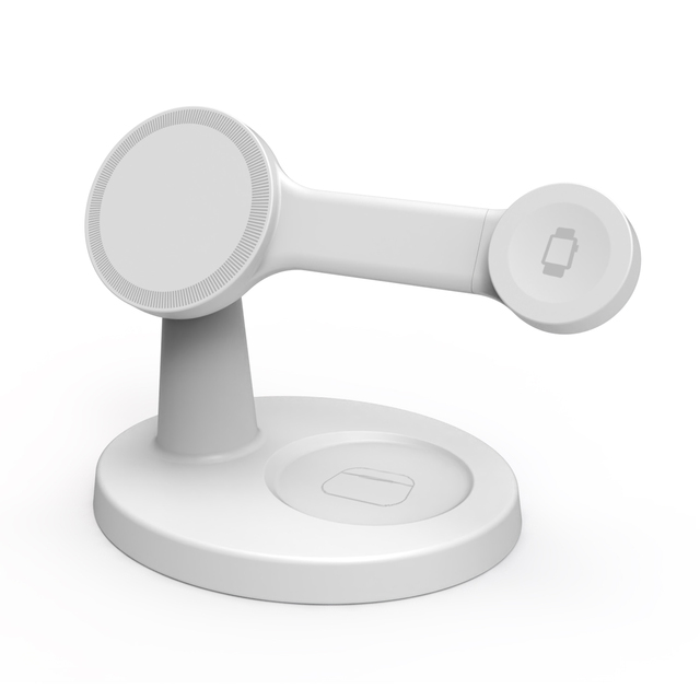 3-in-1 Smart Magnetic Wireless Charger for iPhone Apple Watch AirPods with Fast Charging US Socket Standard