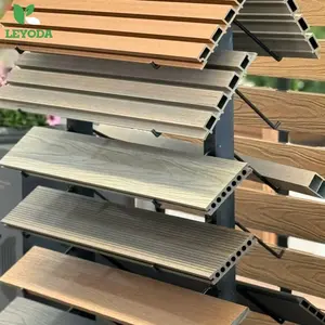 3D木塑复合地板易于安装防紫外线室外室外花园景观木塑装饰板