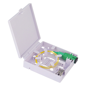 Plaque de façade en <span class=keywords><strong>fibre</strong></span> <span class=keywords><strong>optique</strong></span> de type 86 à montage mural Prises en <span class=keywords><strong>fibre</strong></span> <span class=keywords><strong>optique</strong></span> à 2 ports avec structure d'ouverture et de fermeture - Product Image 3