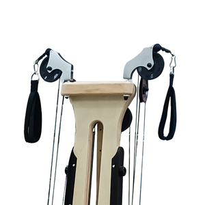Chaise rotative et tour de gyrostimulation souple pour exercices de yoga et équilibre corporel, noire, en bois d'érable - Product Image 2