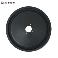 HY AUDIO 8 Inch Suku Cadang Speaker Pasokan Pabrik Diameter Luar 200 mm Kerucut Speaker Serat Karbon Tepi Karet Kerucut Kertas