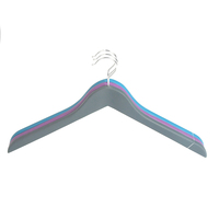 Cintre marqueur antidérapant pour vêtements, avec peinture en caoutchouc, vente en gros,