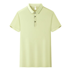 Customized Polo Shirt Solid Color Moisture Wicking Short Sleeve For Corporate Work Uniforms Men Women Daily Wear - Product Image 3