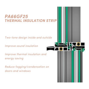 Ouna CE ISO biệt thự ngoài trời Hợp kim nhôm thấp E Kính trượt cửa hiện đại Patio đôi tráng men tiết kiệm năng lượng cửa trượt - Product Image 4