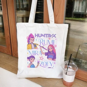 Neue Trendige Kinder-Tragetasche im Koreanischen Stil mit Aufdruck Umweltfreundliche Große Kapazität Handtasche - Product Image 3