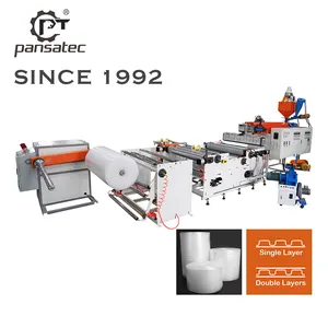 Pansatec Hoge Output Twee Lagen Luchtbel Film Roll Wrap Sheet Making Machine