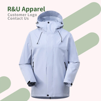 Veste d'extérieur personnalisée coupe-vent pour homme, veste 3-en-1, veste d'hiver en hardshell avec doublure en polaire, à capuche