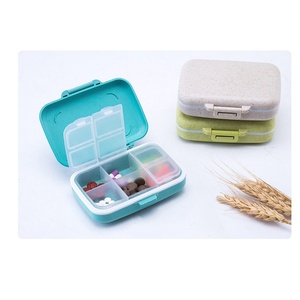 Mini Portable Pills Organizer Case PillBox <b>Tablet</b> Storage <b>Container</b> Weekly Medicine Pill's Box Pill Case Drug Dispense - Product Image 3