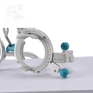 Chất lượng hàng đầu đo thị lực cụ TPV-9000 trắng kim loại Titanium Ống kính thử nghiệm khung Trail khung cho kính cửa hàng - Product Image 5