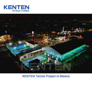 Courts de tennis professionnels Grand événement sportif Salle en PVC à deux courts Grande structure sportive modulaire Salle de tente de <span class=keywords><strong>padel</strong></span> pour court de tennis - Product Image 6