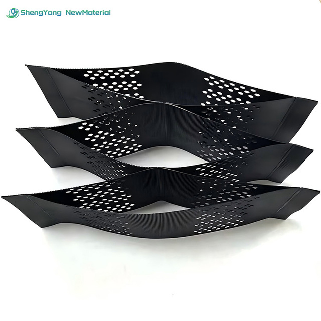Eco-friendly HDPE Geocell Gravel Retaining Wall Material for Water Conservancy Made From PP