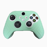 Accessoires de jeu, coque de protection en silicone pour manette de jeu Xbox Series X, antidérapante, avec protections pour les joysticks