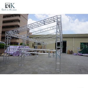 Sistema de Estructura de Aluminio para Escenarios, Conexión Modular por Pasadores, Marco de Truss Portátil - Product Image 6