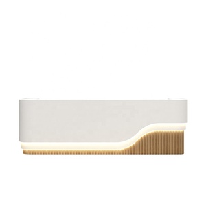 Meja Resepsionis Kantor Desain Modern QTZ30 dengan Logo Kustom, Meja Kantor Mewah, Meja Resepsionis, Meja Depan, Meja Resepsionis Salon Kecantikan - Product Image 6