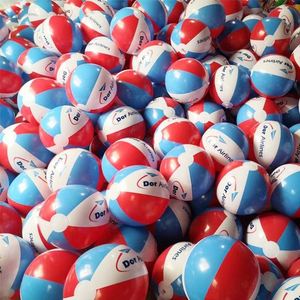Pelotas de Playa Coloridas Promocionales al por Mayor, Pelotas Inflables Personalizadas Estándar de 28 cm con Logotipo, Juguetes de Pelota de PVC para Niños al por Mayor - Product Image 4