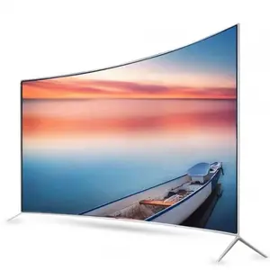 2024新款电视智能电视75英寸弯曲安卓电视4k智能电视65磅
